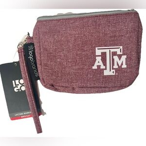 🤩 NEW LISTING! LoGo Brands Aggie’s Wristlet Maroon Texas A&M University NWT